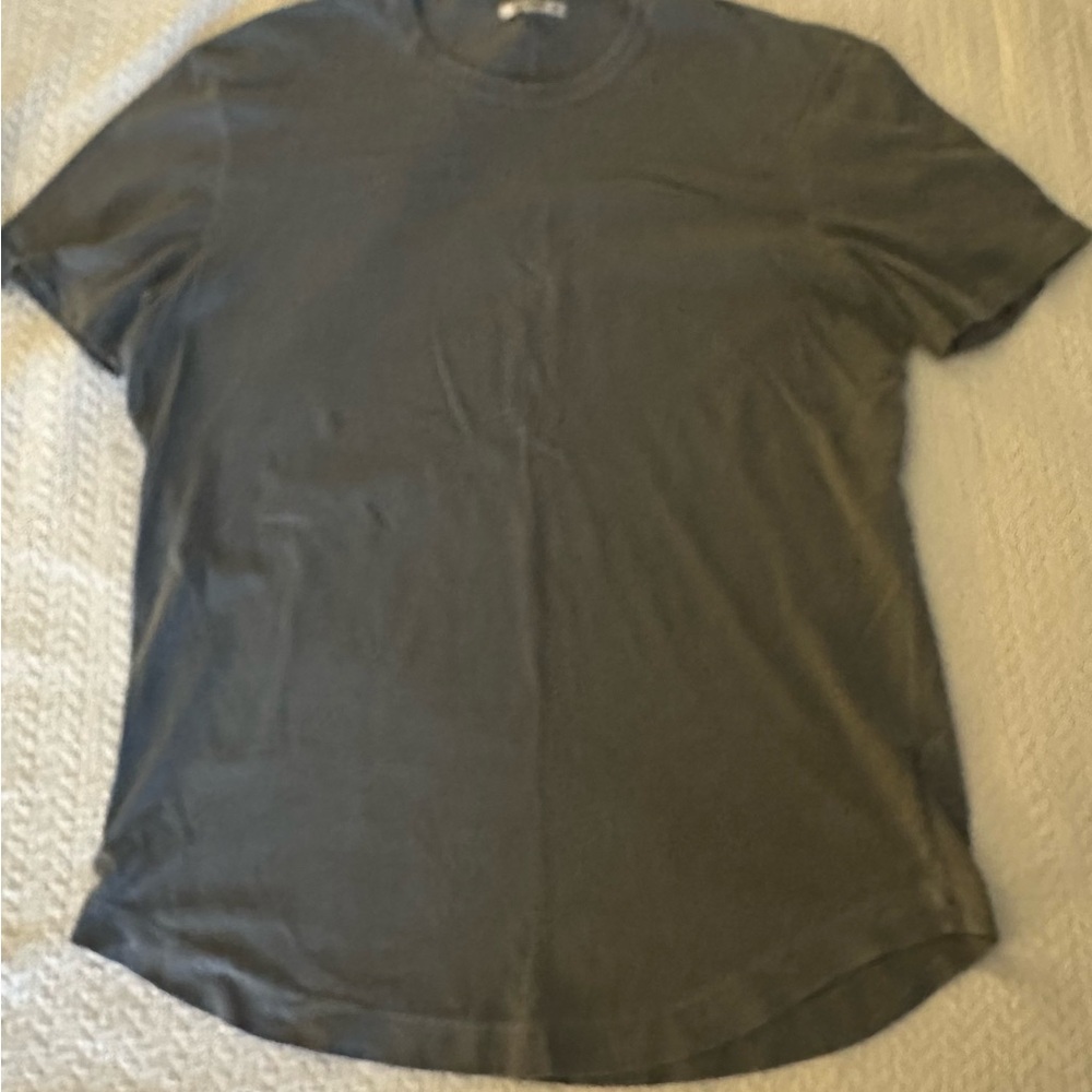 Buck Mason Gray Short Sleeve Slub Tee
